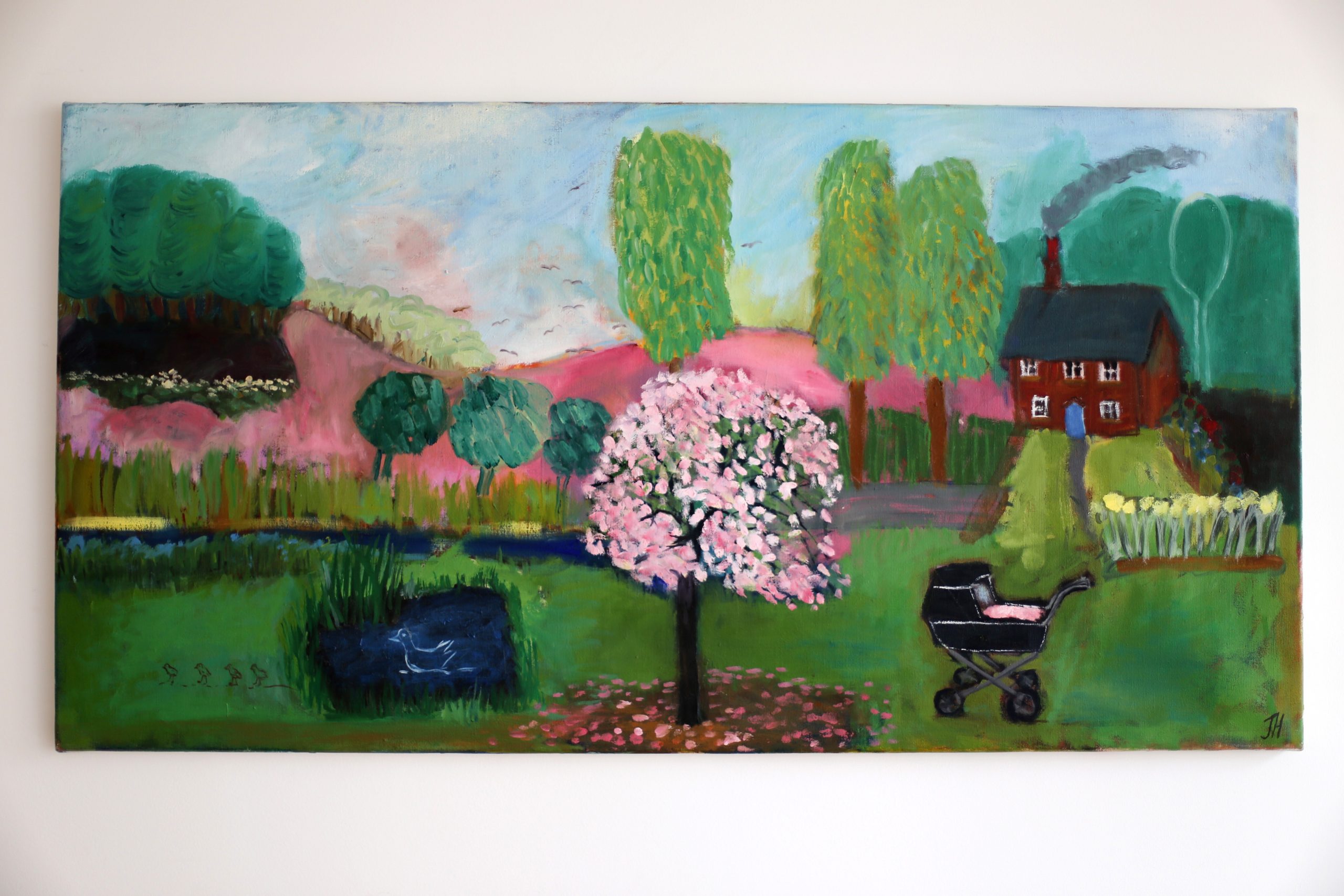 Childhood (Oil on canvas) (£450)